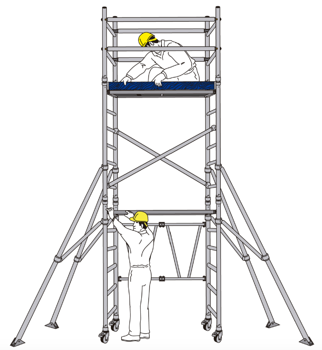 Scaffolding Illustration