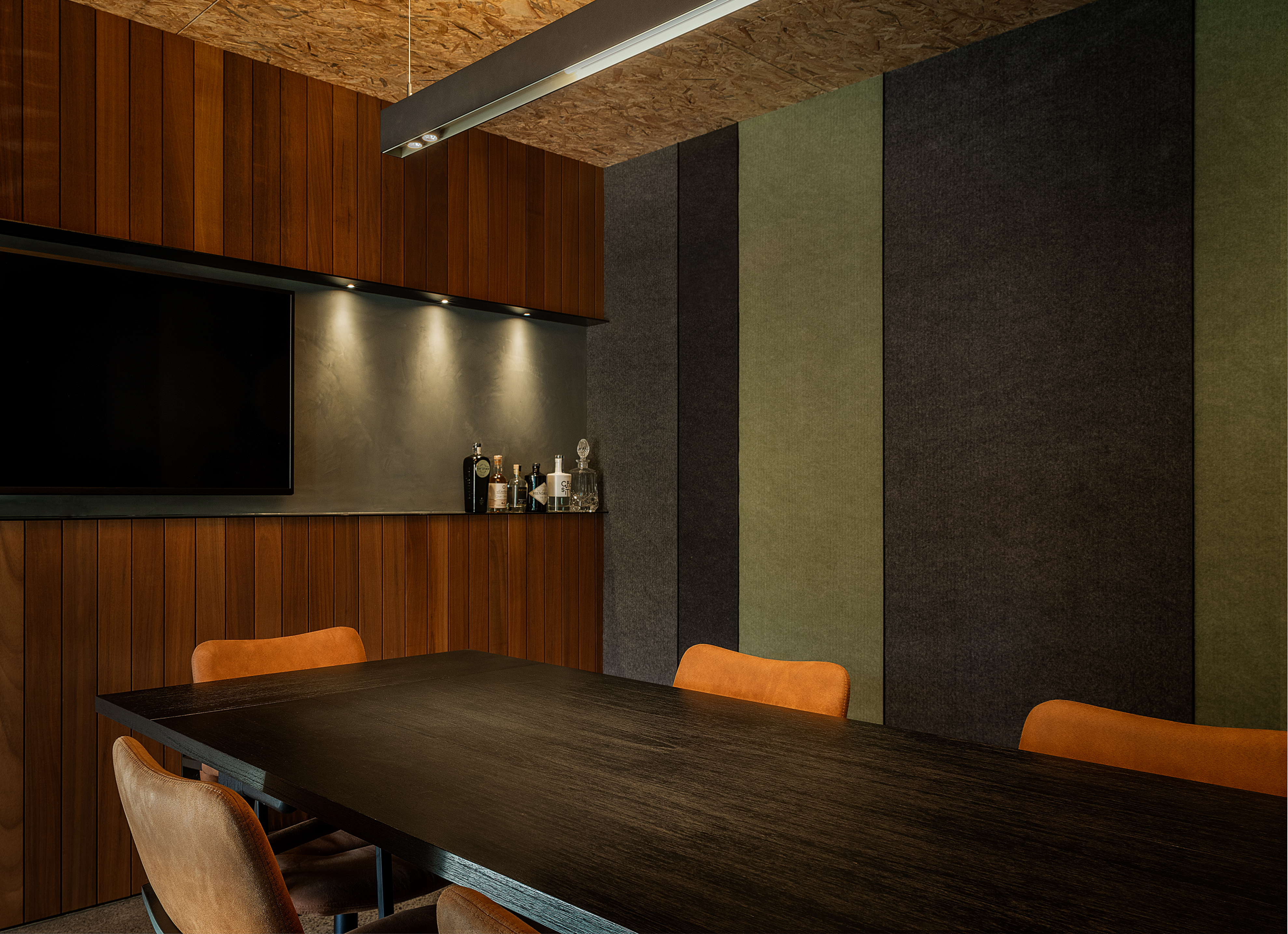 Meeting room with Floc - Threefold Architecture Office Meeting room with Floc - Threefold Architecture Office
